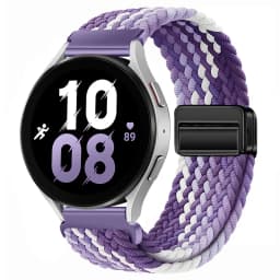 20mm 22mm Nylon Braided Strap for Samsung Galaxy Watch 7 6 5 4 Strap Magnetic Band for Huawei Watch GT6 5Pro GT4 3Pro 46mm Strap