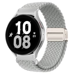 20mm 22mm Nylon Braided Strap for Samsung Galaxy Watch 7 6 5 4 Strap Magnetic Band for Huawei Watch GT6 5Pro GT4 3Pro 46mm Strap