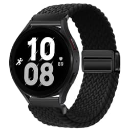 20mm 22mm Nylon Braided Strap for Samsung Galaxy Watch 7 6 5 4 Strap Magnetic Band for Huawei Watch GT6 5Pro GT4 3Pro 46mm Strap