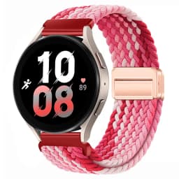 20mm 22mm Nylon Braided Strap for Samsung Galaxy Watch 7 6 5 4 Strap Magnetic Band for Huawei Watch GT6 5Pro GT4 3Pro 46mm Strap