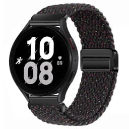 20mm 22mm Nylon Braided Strap for Samsung Galaxy Watch 7 6 5 4 Strap Magnetic Band for Huawei Watch GT6 5Pro GT4 3Pro 46mm Strap