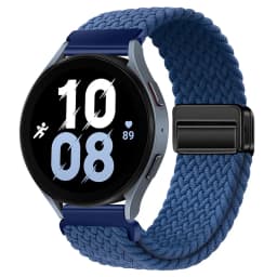 20mm 22mm Nylon Braided Strap for Samsung Galaxy Watch 7 6 5 4 Strap Magnetic Band for Huawei Watch GT6 5Pro GT4 3Pro 46mm Strap