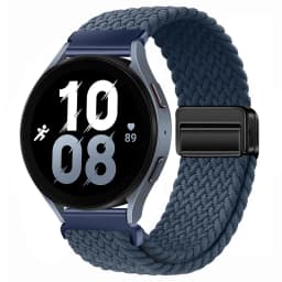 20mm 22mm Nylon Braided Strap for Samsung Galaxy Watch 7 6 5 4 Strap Magnetic Band for Huawei Watch GT6 5Pro GT4 3Pro 46mm Strap
