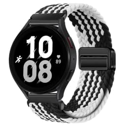 20mm 22mm Nylon Braided Strap for Samsung Galaxy Watch 7 6 5 4 Strap Magnetic Band for Huawei Watch GT6 5Pro GT4 3Pro 46mm Strap
