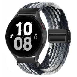 20mm 22mm Nylon Braided Strap for Samsung Galaxy Watch 7 6 5 4 Strap Magnetic Band for Huawei Watch GT6 5Pro GT4 3Pro 46mm Strap