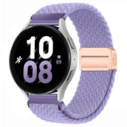 20mm 22mm Nylon Braided Strap for Samsung Galaxy Watch 7 6 5 4 Strap Magnetic Band for Huawei Watch GT6 5Pro GT4 3Pro 46mm Strap