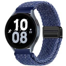 20mm 22mm Nylon Braided Strap for Samsung Galaxy Watch 7 6 5 4 Strap Magnetic Band for Huawei Watch GT6 5Pro GT4 3Pro 46mm Strap