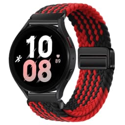 20mm 22mm Nylon Braided Strap for Samsung Galaxy Watch 7 6 5 4 Strap Magnetic Band for Huawei Watch GT6 5Pro GT4 3Pro 46mm Strap
