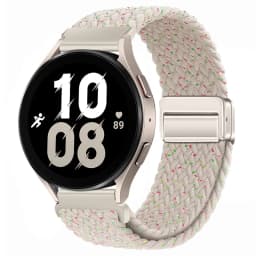 20mm 22mm Nylon Braided Strap for Samsung Galaxy Watch 7 6 5 4 Strap Magnetic Band for Huawei Watch GT6 5Pro GT4 3Pro 46mm Strap