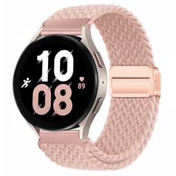 20mm 22mm Nylon Braided Strap for Samsung Galaxy Watch 7 6 5 4 Strap Magnetic Band for Huawei Watch GT6 5Pro GT4 3Pro 46mm Strap