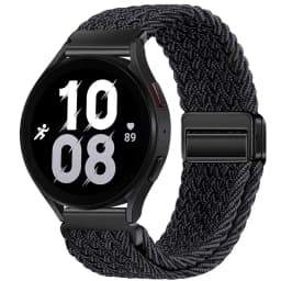 20mm 22mm Nylon Braided Strap for Samsung Galaxy Watch 7 6 5 4 Strap Magnetic Band for Huawei Watch GT6 5Pro GT4 3Pro 46mm Strap