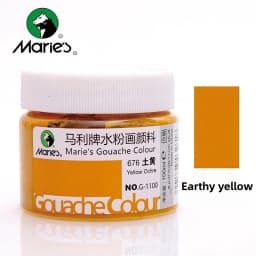 Gouache Paint Set 24 Colors 100ml Canned Water Topography Gouache Paint Art Painting Supplies 300ml Gouache