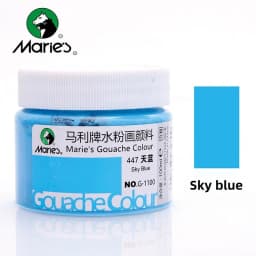 Gouache Paint Set 24 Colors 100ml Canned Water Topography Gouache Paint Art Painting Supplies 300ml Gouache