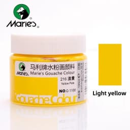 Gouache Paint Set 24 Colors 100ml Canned Water Topography Gouache Paint Art Painting Supplies 300ml Gouache