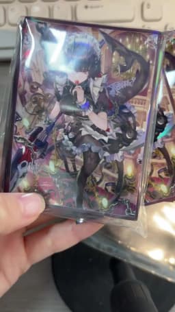60pcs 66*91mm Laser Animation Sleeve WS Trading Card Sleeve DTCG or PKM Card Protective Sleeve Valentine's Day Gifts