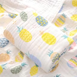 4-Layer Gauze Infant Washcloth Baby Bath Towel Newborn Bathrobe Cotton Swaddle Blanket for Boy Girl Children's Blanket