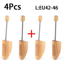 Wooden Shoe Trees Men Woman Internal Support Shoes Tree Anti Deformation Shoes Stretcher Shaping Anti Wrinkle Shoe Lasts 2Pcs