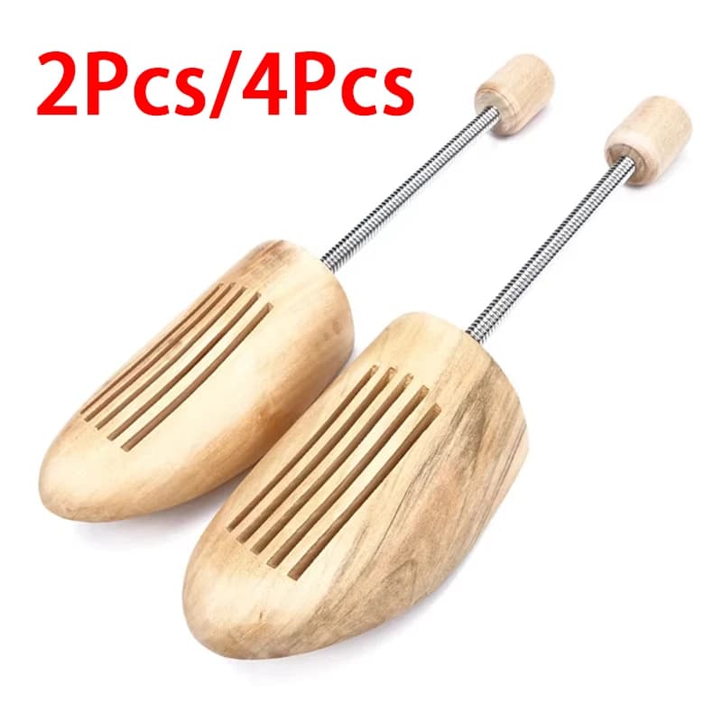 Wooden Shoe Trees Men Woman Internal Support Shoes Tree Anti Deformation Shoes Stretcher Shaping Anti Wrinkle Shoe Lasts 2Pcs