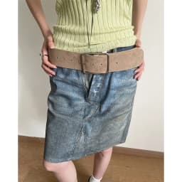 Vintage Marbled Brown Wide Belt For Women Waist Belt With Decorative Design For Skirts And Shirts Exclusive Minimalist Style
