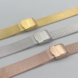 Mesh Belt Stainless Steel Watch Band Bracelet 12mm 13mm 14mm 15mm16mm 17mm 18mm 20mm 22mm Unisex Replacement Strap Accessor