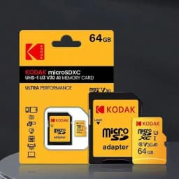 Kodak Micro SD 32GB-256GBMemory Card - High Speed Class 10 U3 UHS-I for Smartphones, Digital Cameras, Tablets and Drones Chri