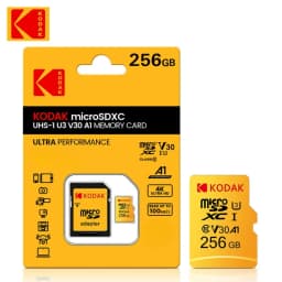 Kodak Micro SD 32GB-256GBMemory Card - High Speed Class 10 U3 UHS-I for Smartphones, Digital Cameras, Tablets and Drones Chri