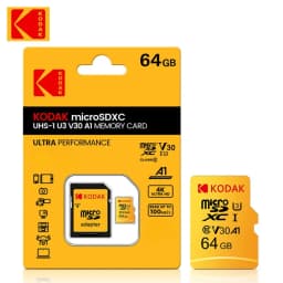 Kodak Micro SD 32GB-256GBMemory Card - High Speed Class 10 U3 UHS-I for Smartphones, Digital Cameras, Tablets and Drones Chri