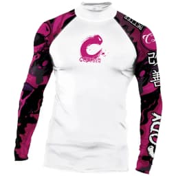 High Elasticity Couple UPF 50+ Long Sleeve Rash Guard Men Quick Dry Surf Shirt Sun Protection Swimwear for Swimming Beach Sports