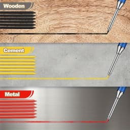 2.8mm Replacement Pencil Lead Rotate Out the cores Design Black,Colored Woodworking Pencil core Deep Hole Lead Marking Tool