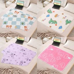 Waterproof Washable Mattress Urine Mat for Baby Toddlers Cute Cartoon Bed Protector Diaper Bedding Urine Pads Cloth Breathable