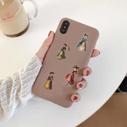 50PCS Vintage European and American Character Stickers for Mobile Phones, Laptops, Cups, Photo Frames, DIY Decorative Stickers