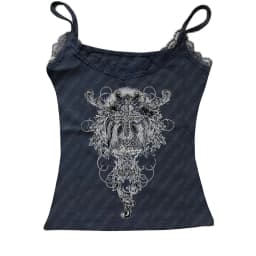Y2k Aesthetic pattern Vintage Basic Tees Ladies Clothes Retro Graphic Top Short Sleeve Casual T Shirt for Women Millennium style