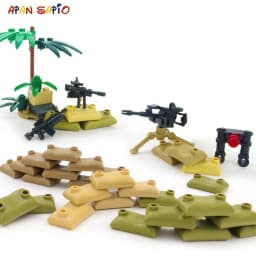 Building Blocks Military Special Forces Sandbag Educational Creative Bricks Toys For Children Kids Gifts