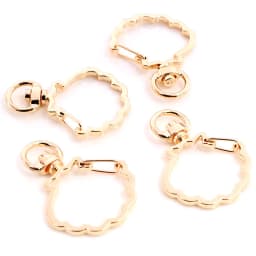 10pcs/lot Snap Hook Trigger Clips Buckles For Keychain Lobster Lobster Clasp Hooks for Necklace Key Ring ClaspDIY Making