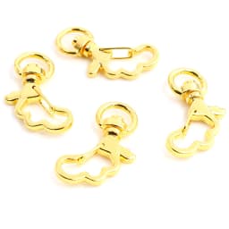 10pcs/lot Snap Hook Trigger Clips Buckles For Keychain Lobster Lobster Clasp Hooks for Necklace Key Ring ClaspDIY Making