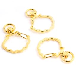 10pcs/lot Snap Hook Trigger Clips Buckles For Keychain Lobster Lobster Clasp Hooks for Necklace Key Ring ClaspDIY Making