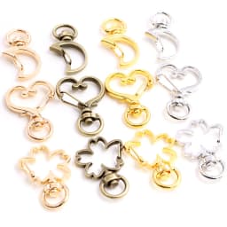 10pcs/lot Snap Hook Trigger Clips Buckles For Keychain Lobster Lobster Clasp Hooks for Necklace Key Ring ClaspDIY Making