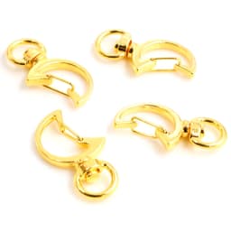 10pcs/lot Snap Hook Trigger Clips Buckles For Keychain Lobster Lobster Clasp Hooks for Necklace Key Ring ClaspDIY Making