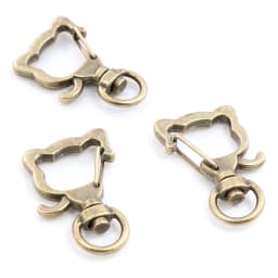 10pcs/lot Snap Hook Trigger Clips Buckles For Keychain Lobster Lobster Clasp Hooks for Necklace Key Ring ClaspDIY Making