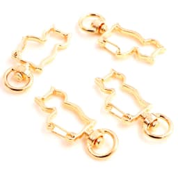 10pcs/lot Snap Hook Trigger Clips Buckles For Keychain Lobster Lobster Clasp Hooks for Necklace Key Ring ClaspDIY Making