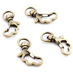 10pcs/lot Snap Hook Trigger Clips Buckles For Keychain Lobster Lobster Clasp Hooks for Necklace Key Ring ClaspDIY Making