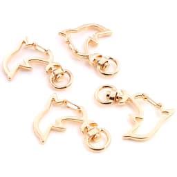 10pcs/lot Snap Hook Trigger Clips Buckles For Keychain Lobster Lobster Clasp Hooks for Necklace Key Ring ClaspDIY Making