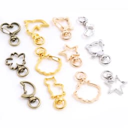 10pcs/lot Snap Hook Trigger Clips Buckles For Keychain Lobster Lobster Clasp Hooks for Necklace Key Ring ClaspDIY Making