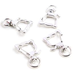10pcs/lot Snap Hook Trigger Clips Buckles For Keychain Lobster Lobster Clasp Hooks for Necklace Key Ring ClaspDIY Making
