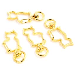 10pcs/lot Snap Hook Trigger Clips Buckles For Keychain Lobster Lobster Clasp Hooks for Necklace Key Ring ClaspDIY Making