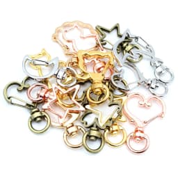 10pcs/lot Snap Hook Trigger Clips Buckles For Keychain Lobster Lobster Clasp Hooks for Necklace Key Ring ClaspDIY Making