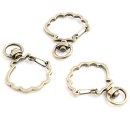 10pcs/lot Snap Hook Trigger Clips Buckles For Keychain Lobster Lobster Clasp Hooks for Necklace Key Ring ClaspDIY Making