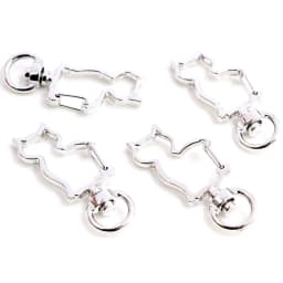10pcs/lot Snap Hook Trigger Clips Buckles For Keychain Lobster Lobster Clasp Hooks for Necklace Key Ring ClaspDIY Making