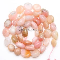 Natural Stone Irregular Opal Apatite Quartz Labradorite Round Loose Beads 15' Strand 6x8 8x10mm Pick