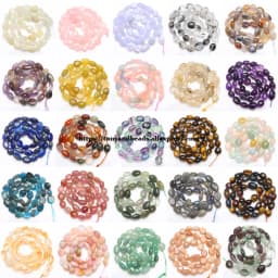 Natural Stone Irregular Opal Apatite Quartz Labradorite Round Loose Beads 15' Strand 6x8 8x10mm Pick